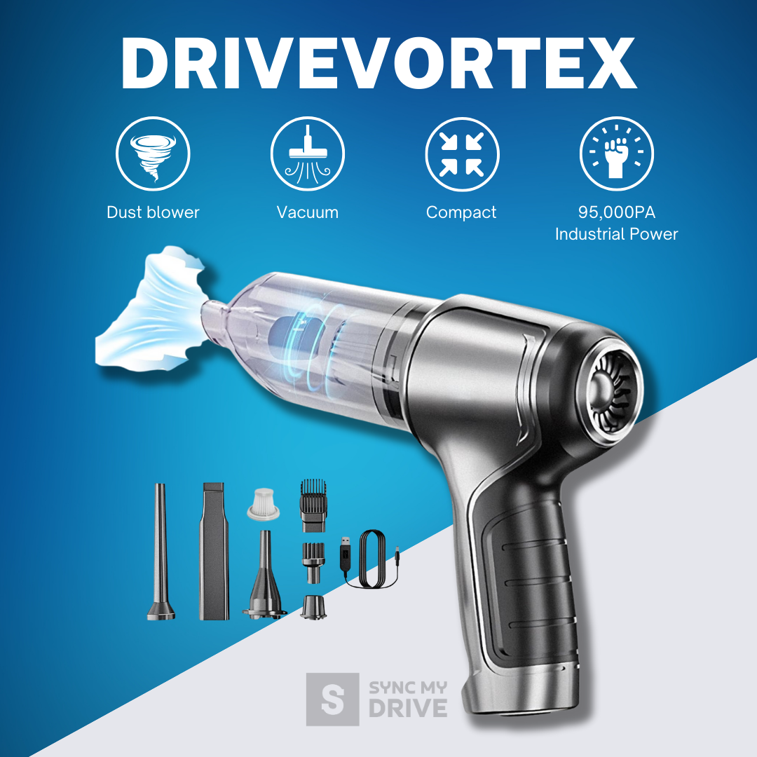 🎁 Free Gift DriveVortex 2 in 1 Vacuum + Air Duster