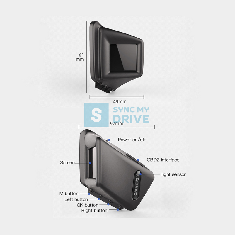 Plug & Play All in 1 DriveGauge Sync My Drive