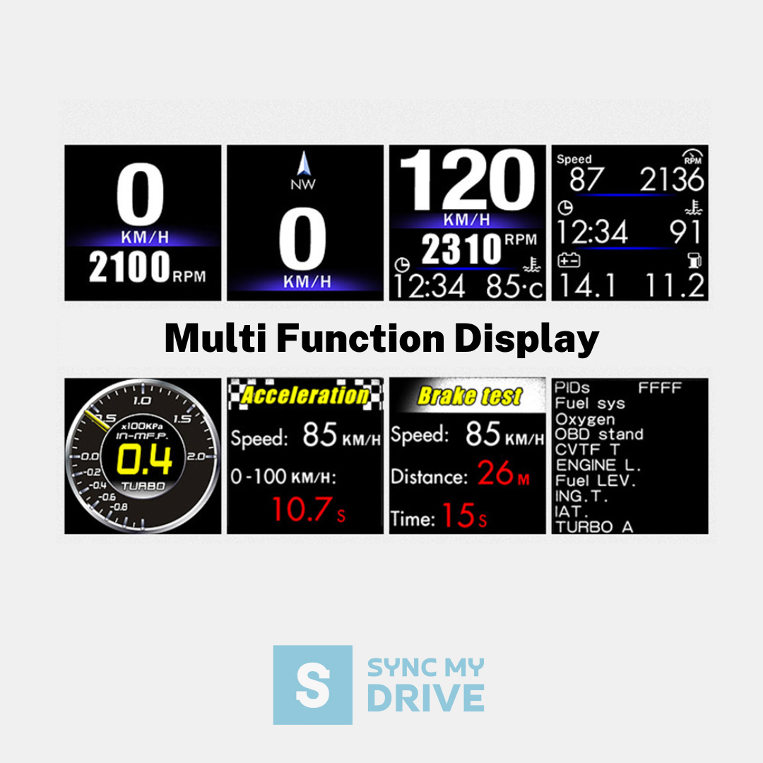 Plug & Play All in 1 DriveGauge Sync My Drive