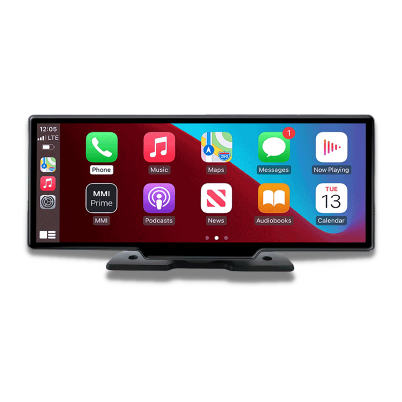 DrivePortal Wireless CarPlay Head Unit Sync My Drive DrivePortal Wireless CarPlay Head Unit with 4K Dash Cam