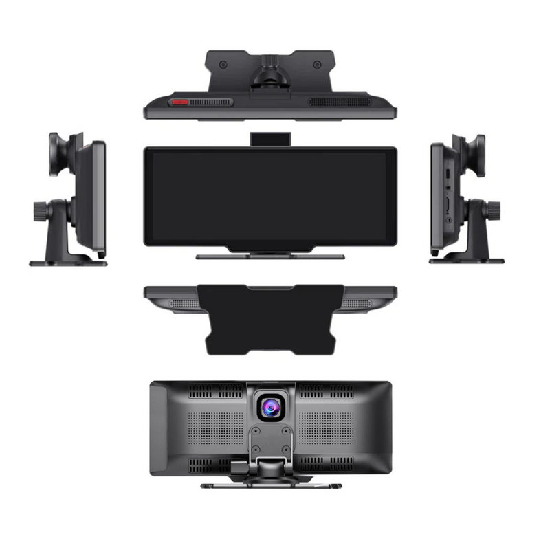 DrivePortal Wireless CarPlay Head Unit Sync My Drive DrivePortal Wireless CarPlay Head Unit with 4K Dash Cam