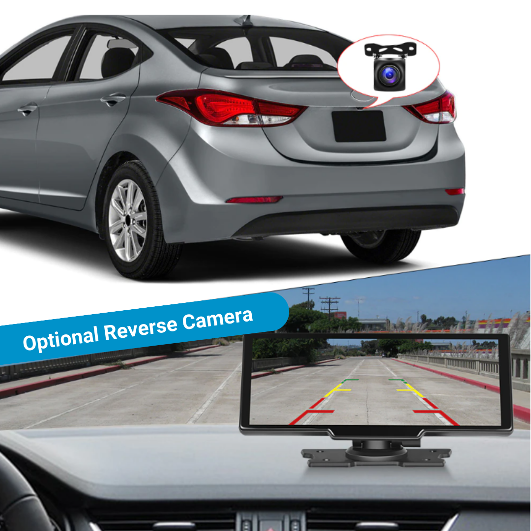 DrivePortal Wireless CarPlay Head Unit Sync My Drive DrivePortal Wireless CarPlay Head Unit with 4K Dash Cam
